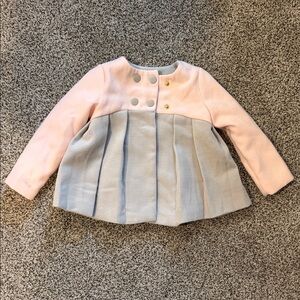 Stylish Pink and Gray Kids Coat